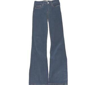 Esprit Jeans Women's Y2K Racer Ultra Hight Bootcut Dark Wash Stretch 27/30